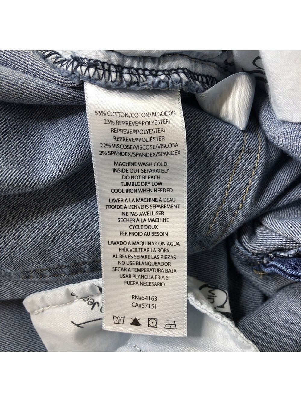 Size 18W X 27 Calvin Klein High Rise Skinny Women’s Jeans Stretchy BD - Picture 6 of 14